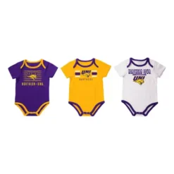 Colosseum Infant Boy's Northern Iowa Panthers Sandcastles Onesie 3-Pack