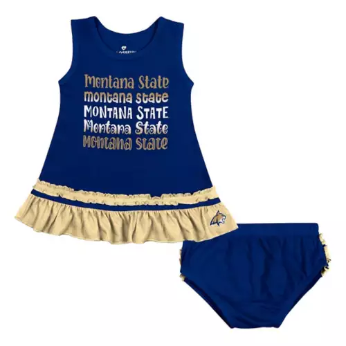 Colosseum Infant Girls' Montana State Bobcats Toons Dress & Shorts Set 3 Colosseum Infant Girls' Montana State Bobcats Toons Dress & Shorts Set