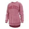 Pressbox Women's Iowa State Cyclones Ponchoville Crewneck Sweatshirt -KN Style Shop 19664312283