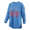 Pressbox Women's Kansas Jayhawks Captain Crewneck Sweatshirt -KN Style Shop 19664371463