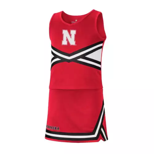 Colosseum Girls' Nebraska Cornhuskers Carousel Cheer Set -KN Style Shop 19673521024