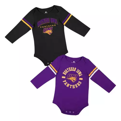 Colosseum Infant Northern Iowa Panthers Advert Onesie 2 Pack -KN Style Shop 19673578165