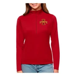 Antigua Women's Iowa State Cyclones Tribute 1/4 Zip Top