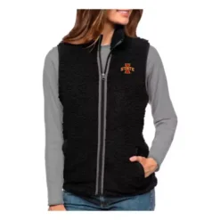 Antigua Women's Iowa State Cyclones Sherpa Grace Vest