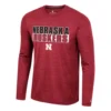 Colosseum Nebraska Cornhuskers Positraction Long Sleeve Shirt -KN Style Shop 19690245459