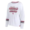 Fanatics Women's Oklahoma Sooners Iconic Strip Long Sleeve Shirt -KN Style Shop 82138232630